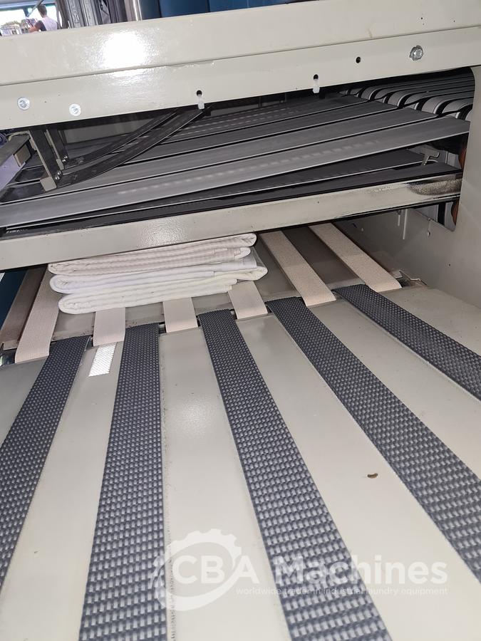 Used Ironing line Kannegiesser 2 roll 1200 x 3000mm steam year 2005/1997