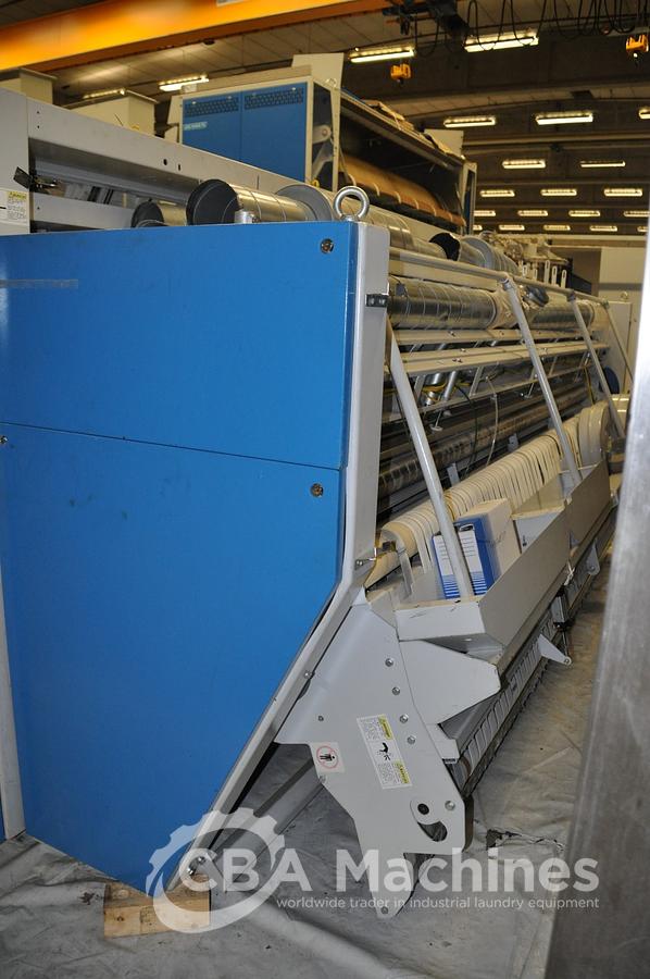 Used 2005 Jensen / Lapauw Ironing Line 2x1200x4000mm Steam for Small Pieces