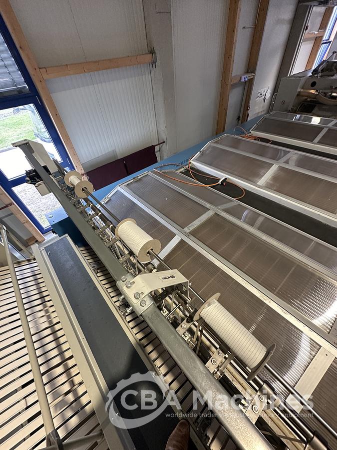 Used 2014 Kannegiesser 3x1200x3500 Ironing Line Steam 1-2-4 lanes