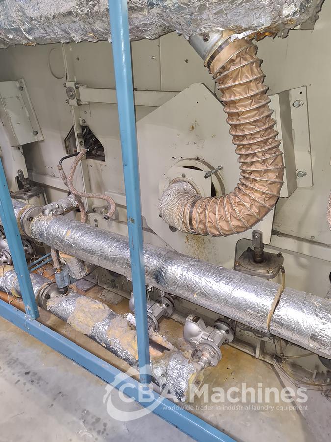 Used Ironing line Kannegiesser 2 roll 1200 x 3000mm steam year 2005/1997