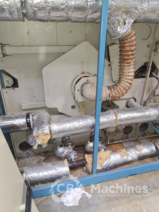 Used Ironing line Kannegiesser 2 roll 1200 x 3000mm steam year 2005/1997