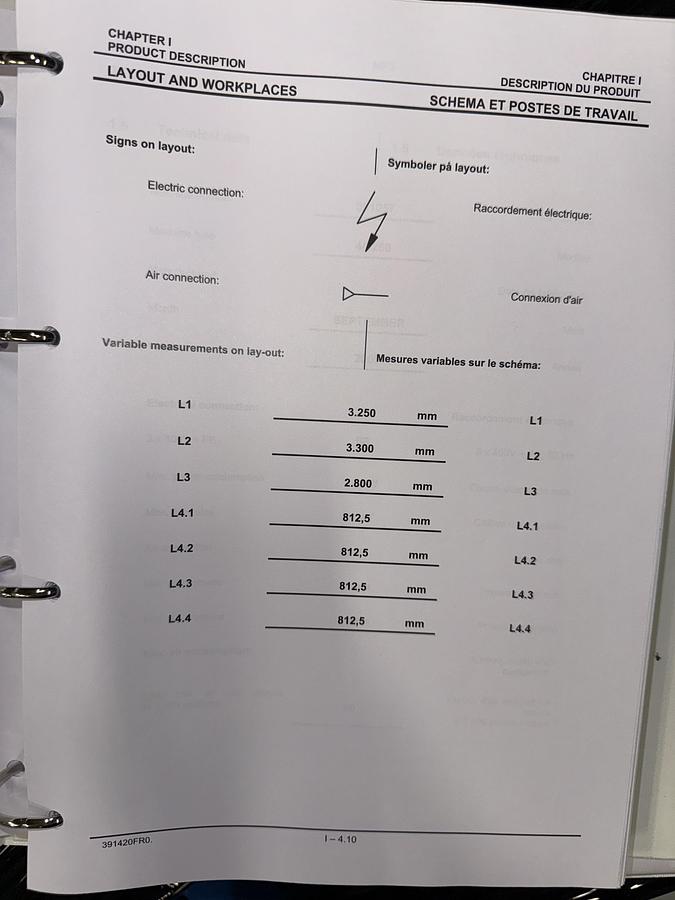 Used 2009 Folder Jensen MFS 3300mm 4 lanes (907)