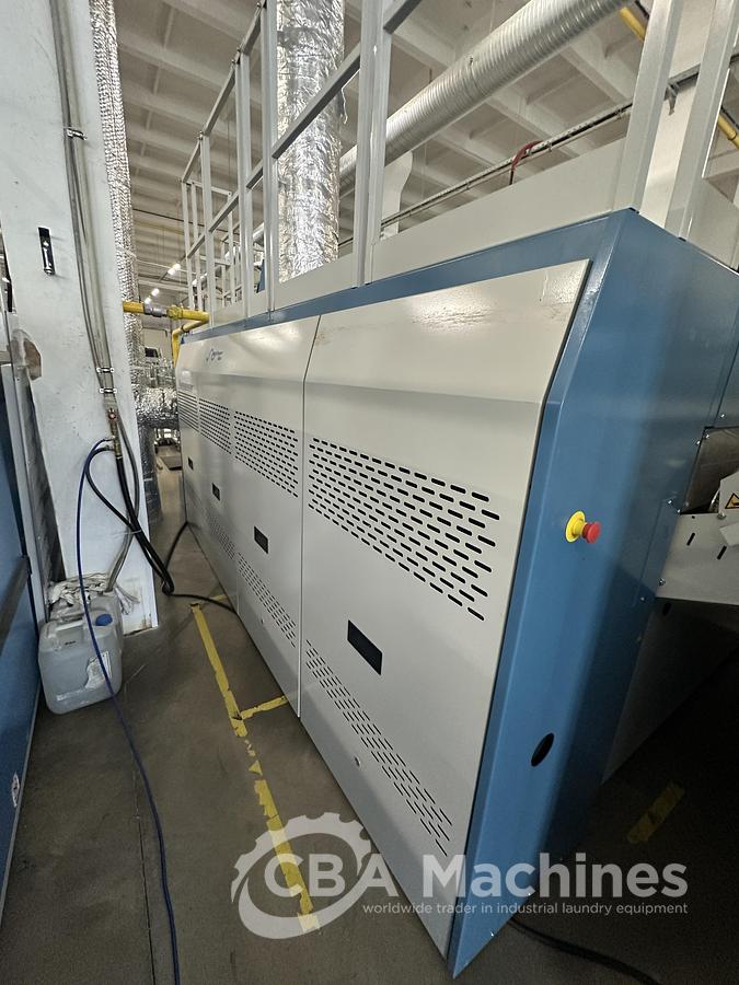Used 2020 Ironing Line Kannegiesser 2 roll 1200x3500mm GAS - EMQ Synchro + HPM-II GAS + SFM.II 1-2-4 lanes
