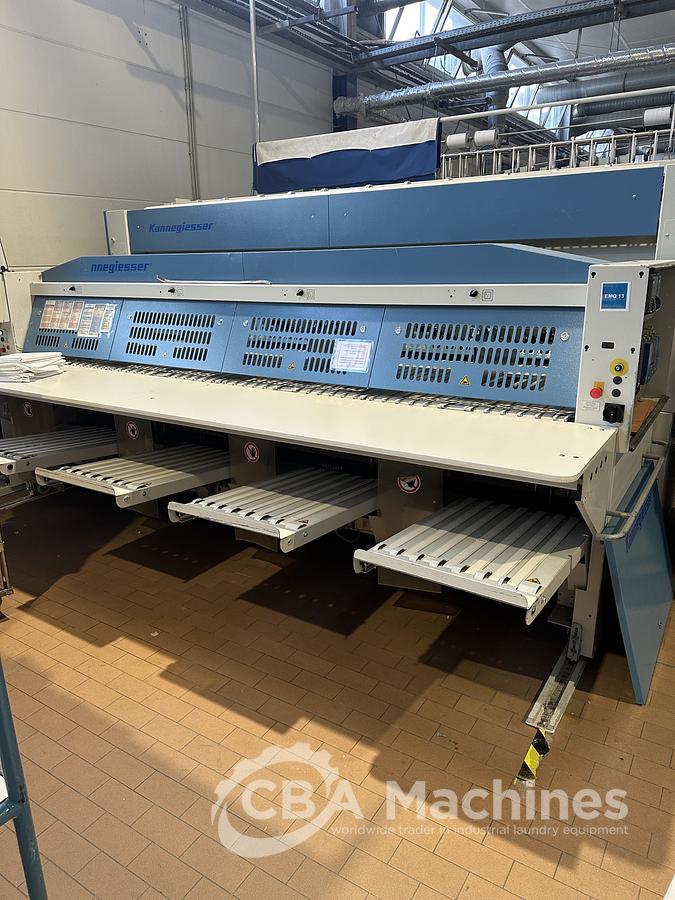 Used 2011 Kannegiesser Ironing Line 3x1200x3500 Kannegiesser Steam 1-2-4 lanes