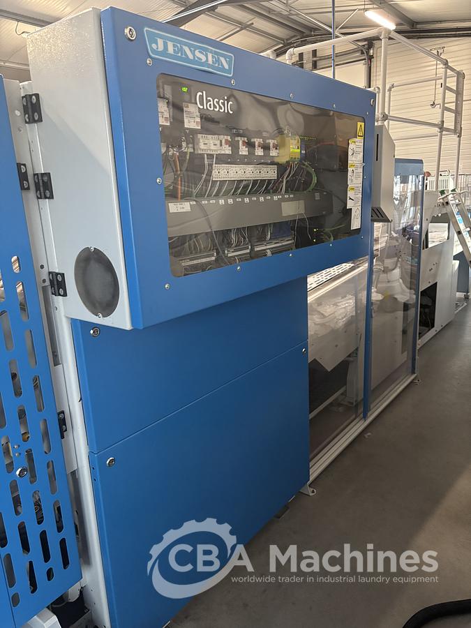 Used 2021 Jensen Ironing Line 2x1200x3500mm GAS - Logic Plus - Kalor - Classic - 4x Concorde
