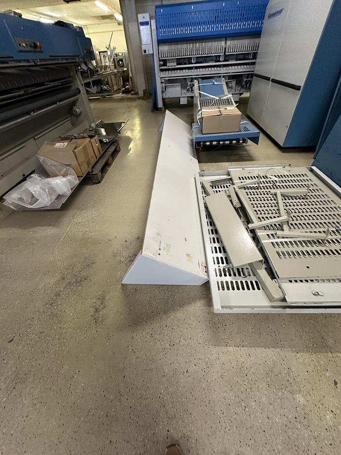 Used 2011 / 2005 Kannegiesser Ironing Line GAS 1x2000x3500mm: EMD - HPMG- RFM