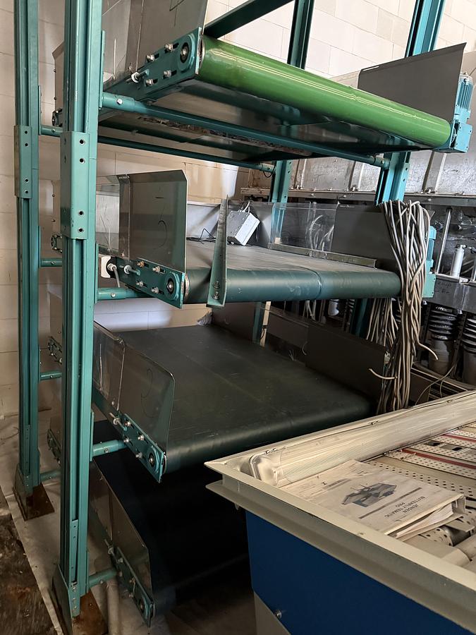 Used Lavatec Waiting conveyor 4 stages