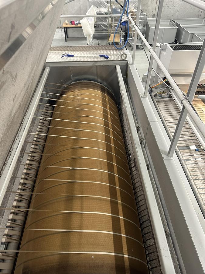 Used 2019 Ironer Jensen EXPG GAS 1 roll Ø1200x3000mm (868)