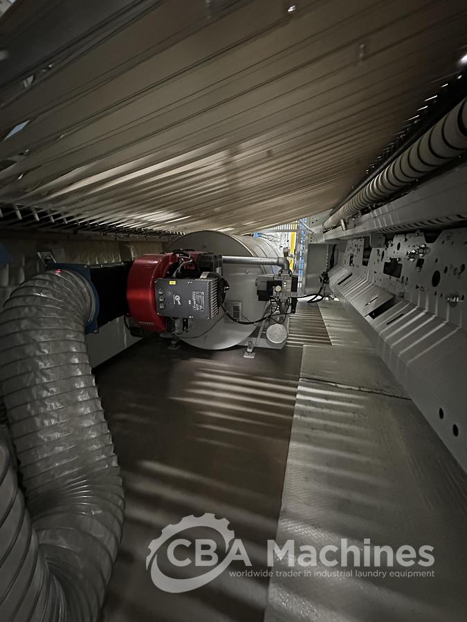 Used 2020 Ironing Line Kannegiesser 2 roll 1200x3500mm GAS - EMQ Synchro + HPM-II GAS + SFM.II 1-2-4 lanes