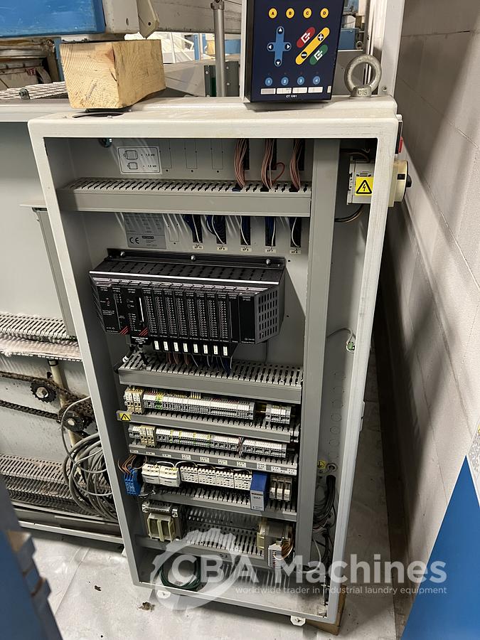 Used 2005 Jensen / Lapauw Ironing Line 2x1200x4000mm Steam for Small Pieces