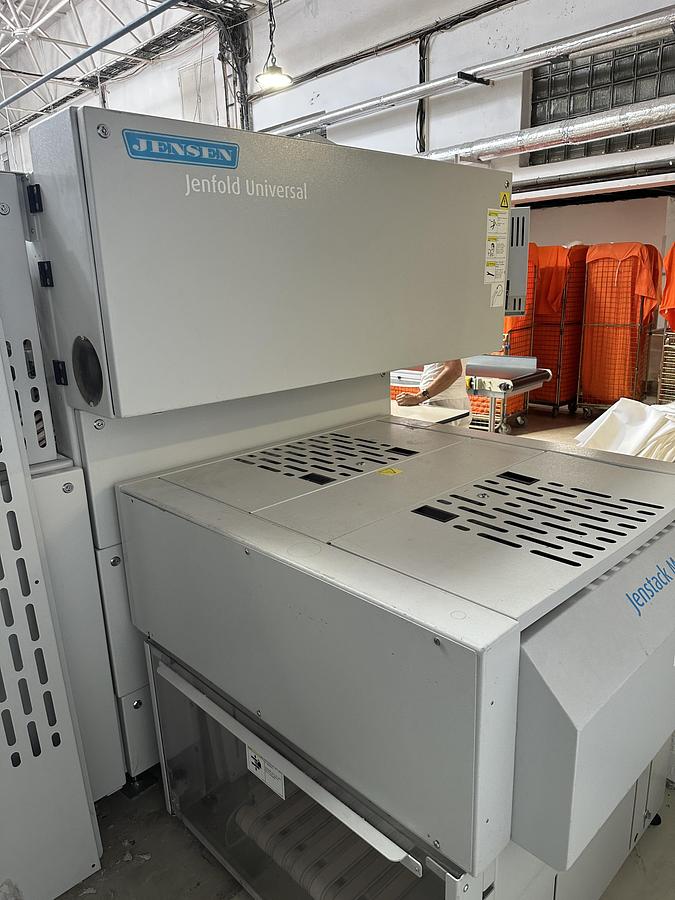 Used 2018 Jensen Ironing Line EXPG 2x1200x4000mm GAS - Logic Plus - Universal