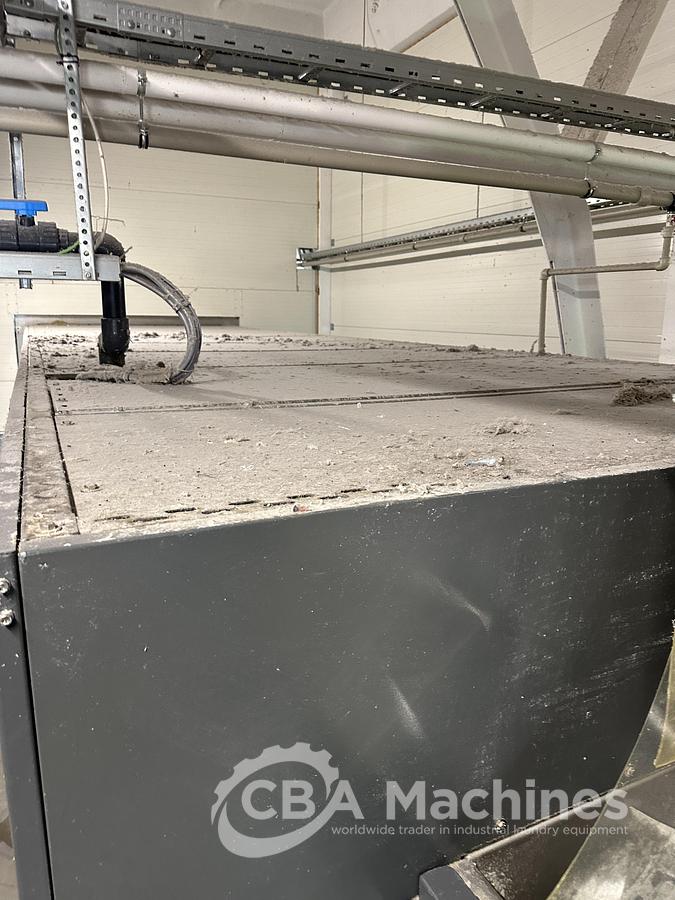 Used 2020 Kannegiesser Complete CBW Tunnel System PT 13x60 + Press PP10-60-40 + Shuttle + 3x DII-60 GAS + Step Conveyor + Lint Filter + Conveyors