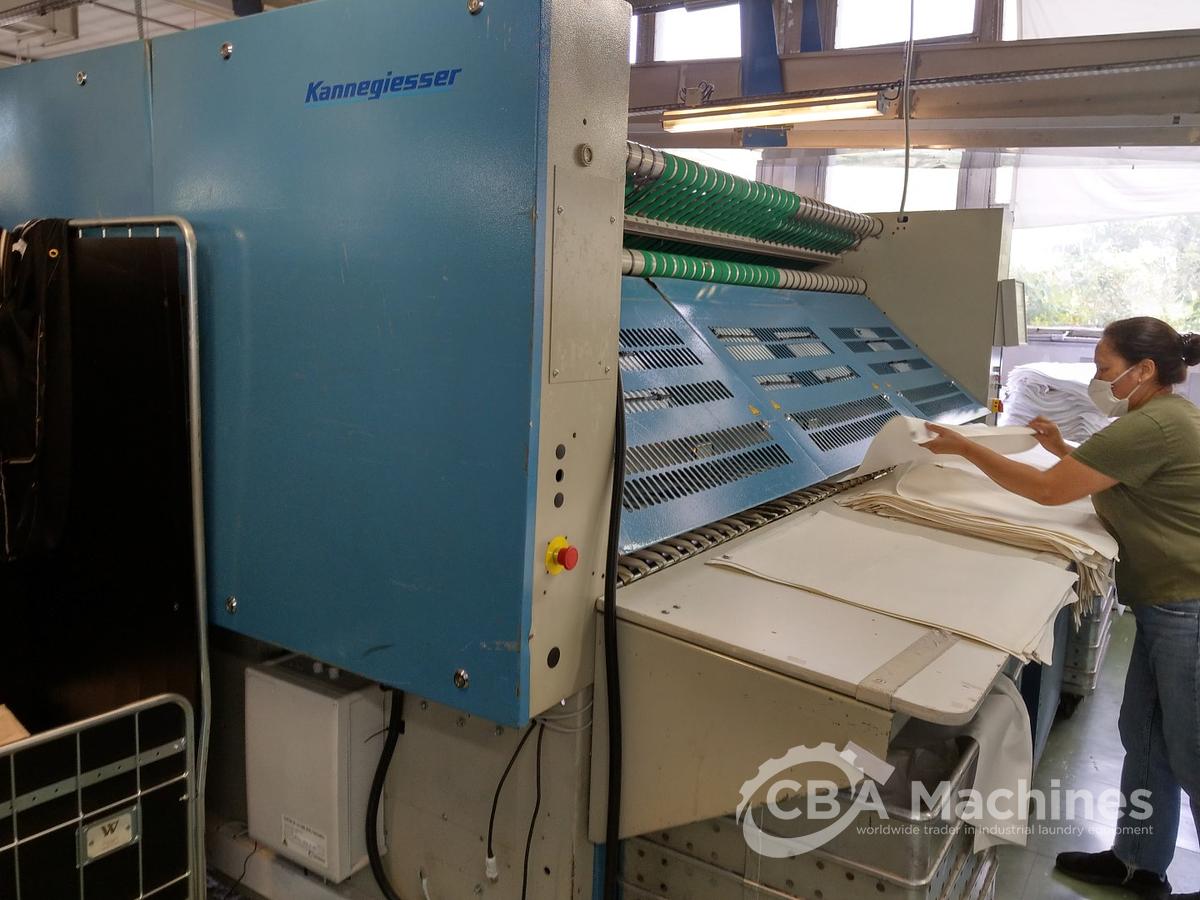 Used 2005/1997 Kannegiesser Ironing Line HPM-G 1 roll 2000x3000mm Steam