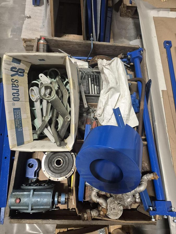 Used 1989 Rebuilt Ironer Lapauw 2 roll 1200 x 3300mm (429)