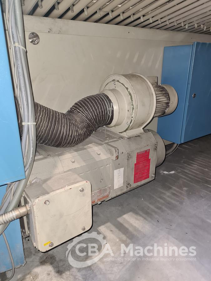 Used Ironing line Kannegiesser 2 roll 1200 x 3000mm steam year 2005/1997