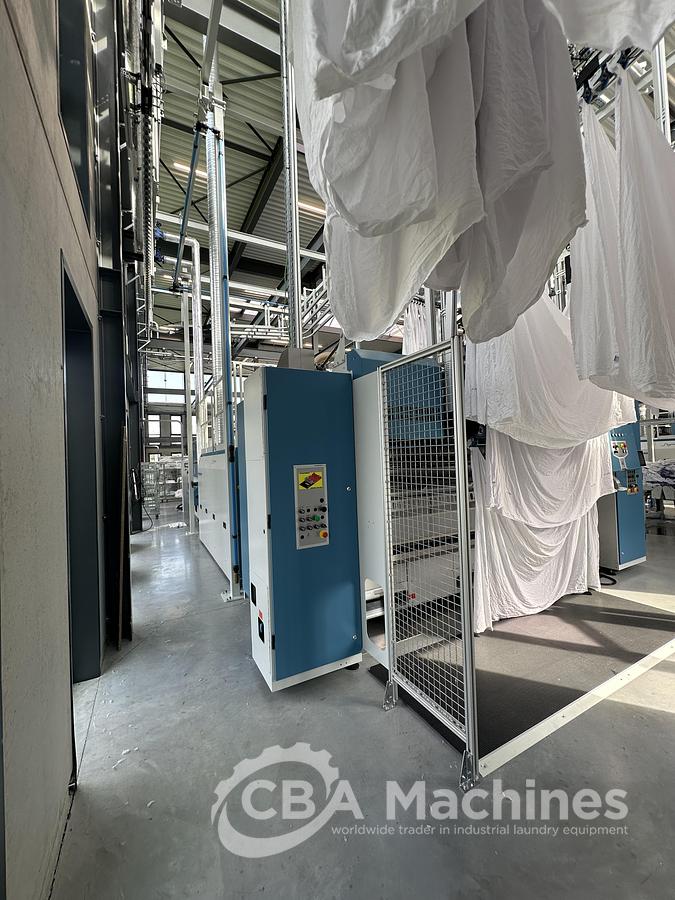 Used 2025 Kannegiesser Ironing Line Steam GZ-A 01+2 + EMA Pro 35-01+2-1/4-1/2 + HPM.II 2 roll x 1200mm x 3500mm + SFM-E 35(35)-1/2-3-KR3-R-ISP4 (1057-1058-1059-1060)