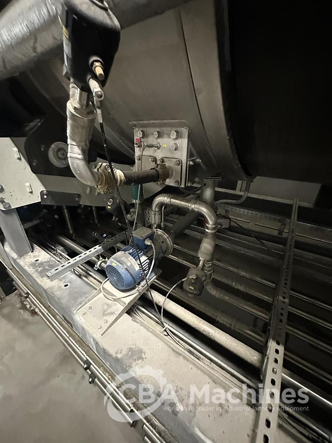 Used 2020 Kannegiesser Complete CBW Tunnel System PT 13x60 + Press PP10-60-40 + Shuttle + 3x DII-60 GAS + Step Conveyor + Lint Filter + Conveyors