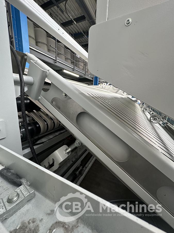 Used 2023 Kannegiesser Ironing line EMQ synchro pro 40-01+2-4/4-1/2 (1033) + HighPower HPM 3x1200x4000mm (1034) + SFM-E 40(42)-1/2-3-KR3-R-ISP4 (1035)