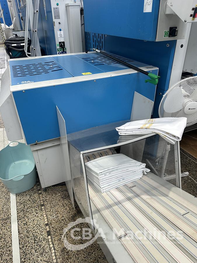 Used 2010 Jensen Ironing Line Logic Plus - Jenroll EXPG 2x1200x3500mm GAS - Classic Folder