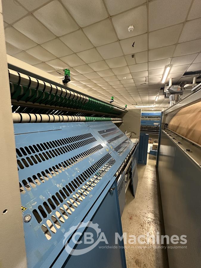 Used 2011 / 2005 Kannegiesser Ironing Line GAS 1x2000x3500mm: EMD - HPMG- RFM