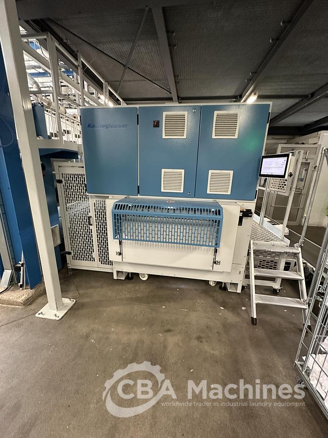 Used 2023 Kannegiesser Ironing Line EMA 40-01+2-2/4-1/2 (1053) + HPM-II 3 x 1200 x 4000mm (1054) + SFM-E 40(42)-1/2-3-KR3-R-ISP6 (1055)