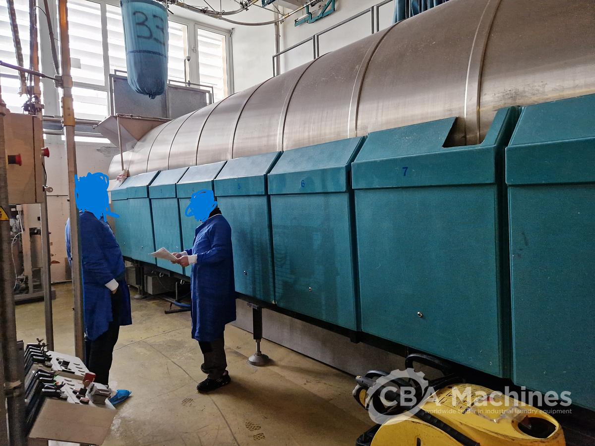 D'occasion Lavatec CBW 13x50kg système tunnel complet année 2000, système de contrôle 2017