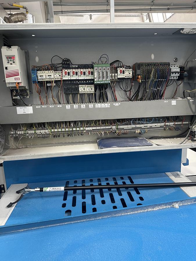 Used 2010 Jensen Ironing Line Logic Plus - Jenroll EXPG 2x1200x3500mm GAS - Classic Folder