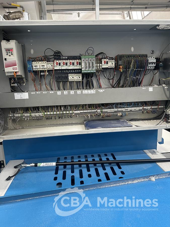 Used 2010 Jensen Ironing Line Logic Plus - Jenroll EXPG 2x1200x3500mm GAS - Classic Folder