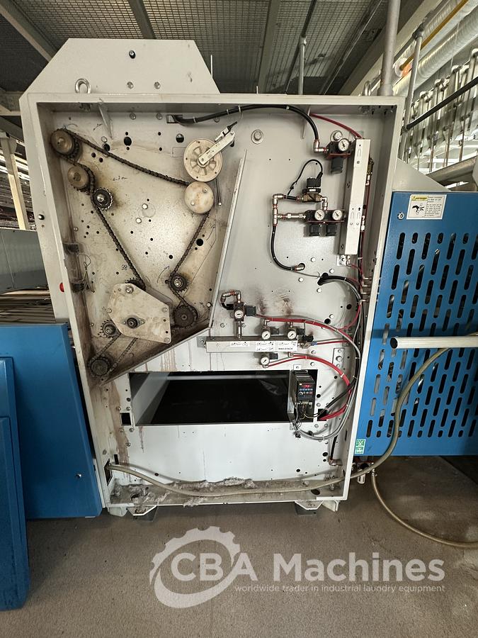 Used 2004 Jensen Ironing Line 4 lanes 2x1200x3300mm STEAM