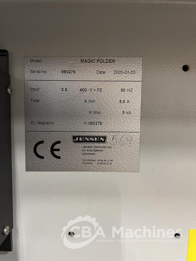 Used 2005 Folder Jensen Magic 4000mm ( 577 )