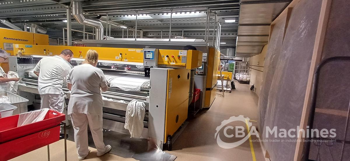 Used 2008 Jensen GAS Ironing Line 1 roll 2000x3500mm