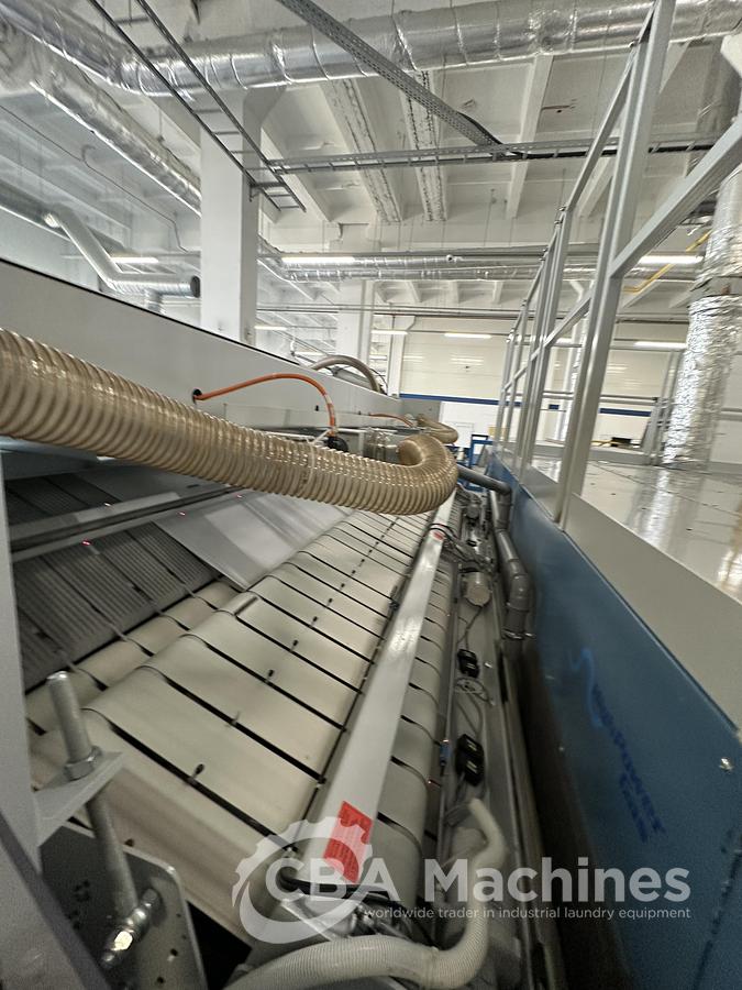 Used 2020 Ironing Line Kannegiesser 2 roll 1200x3500mm GAS - EMQ Synchro + HPM-II GAS + SFM.II 1-2-4 lanes