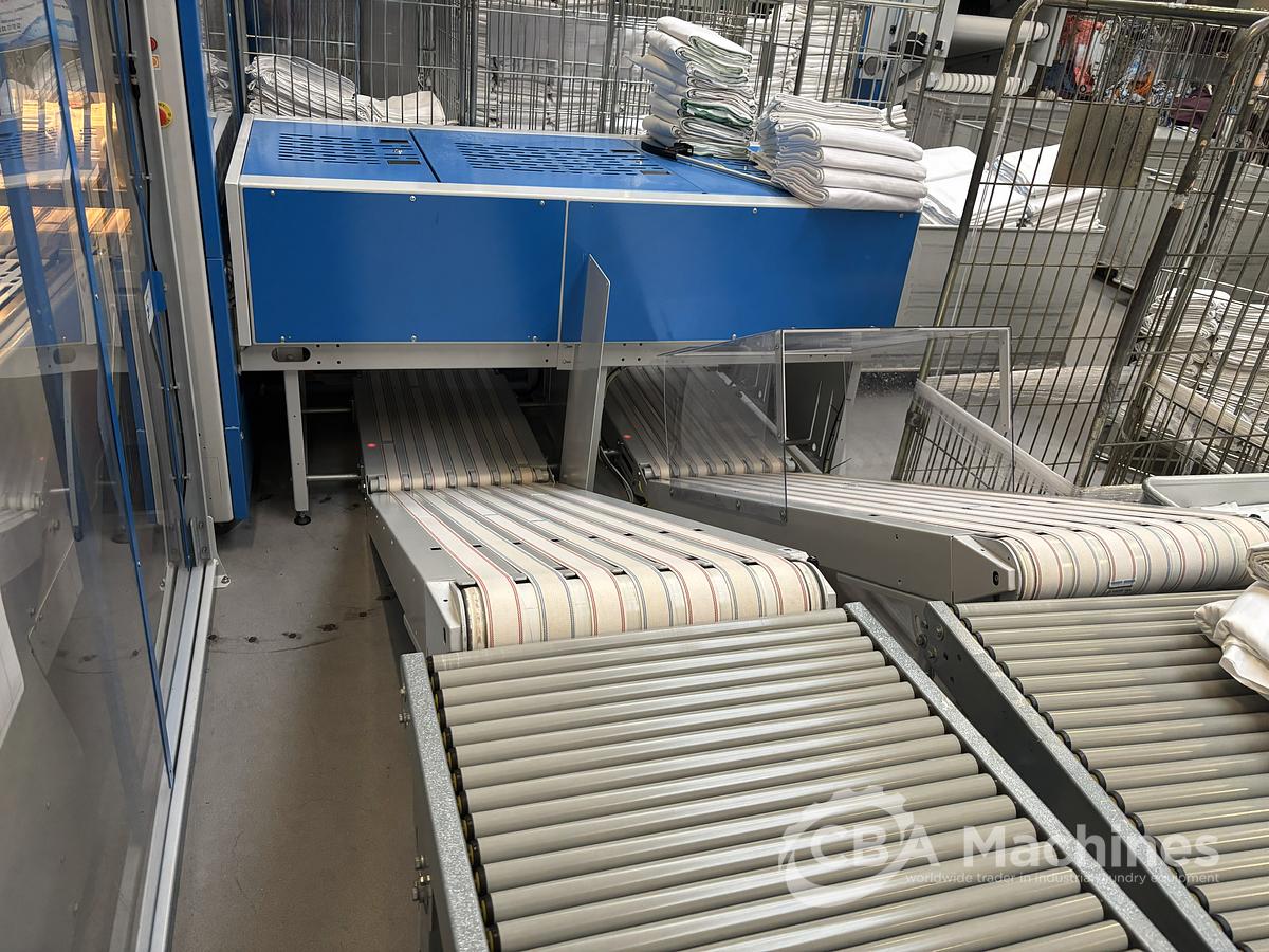 Used 2021 Jensen Ironing Line 2x1200x3500mm GAS - Logic Plus - Kalor - Classic - 4x Concorde