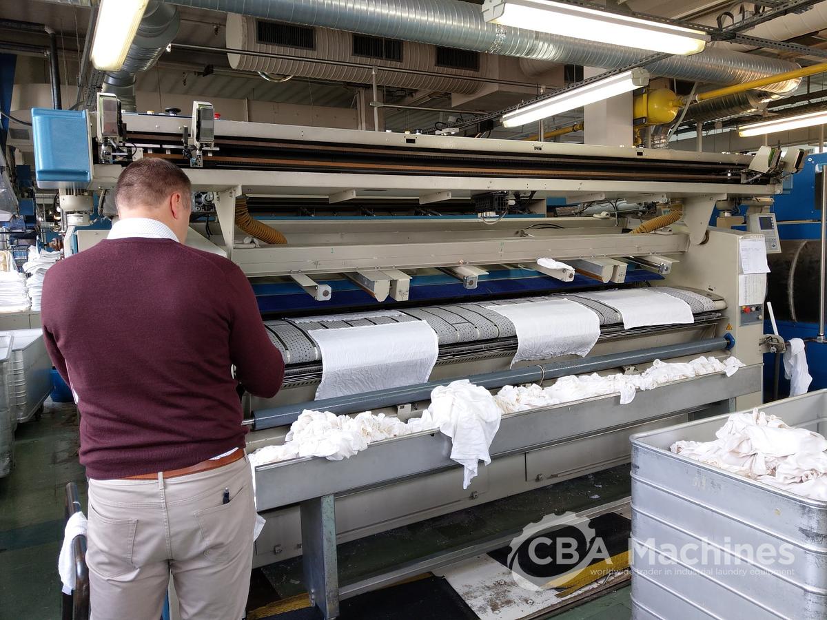 Used 2005/1997 Kannegiesser Ironing Line HPM-G 1 roll 2000x3000mm Steam