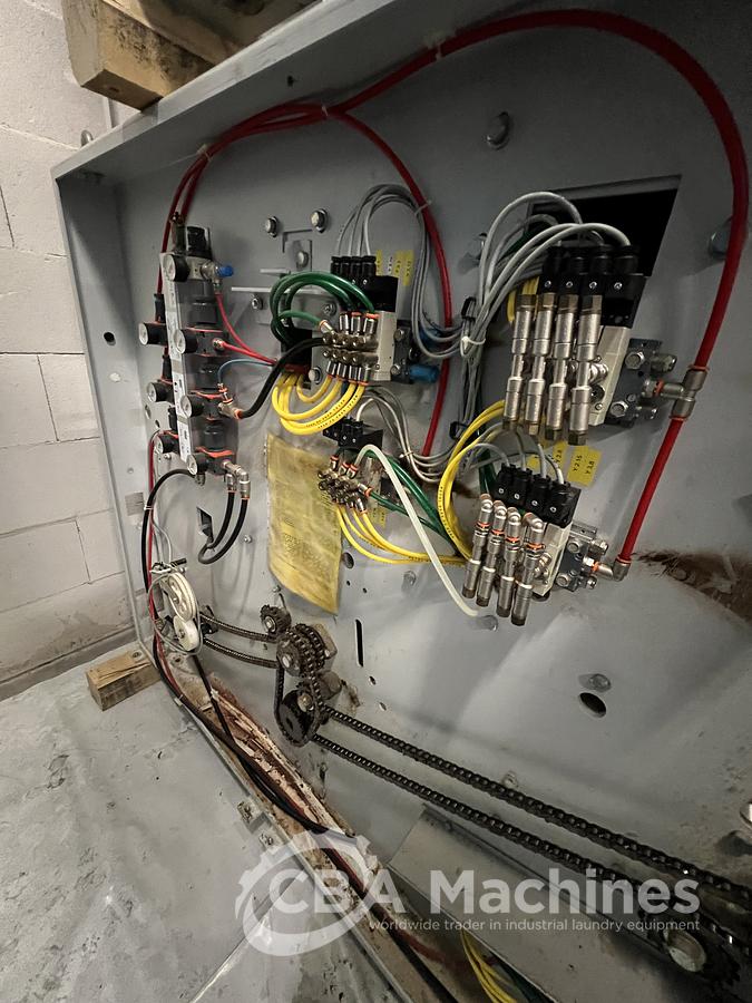 Used 2005 Jensen / Lapauw Ironing Line 2x1200x4000mm Steam for Small Pieces