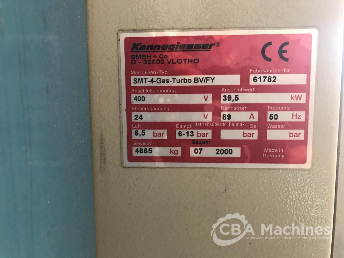 Used 2000 Tunnel Finisher Kannegiesser SMT 4-Gas-Turbo BV/FY ( 420 )