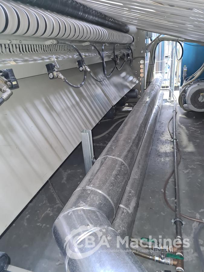 Used Ironing line Kannegiesser 2 roll 1200 x 3000mm steam year 2005/1997