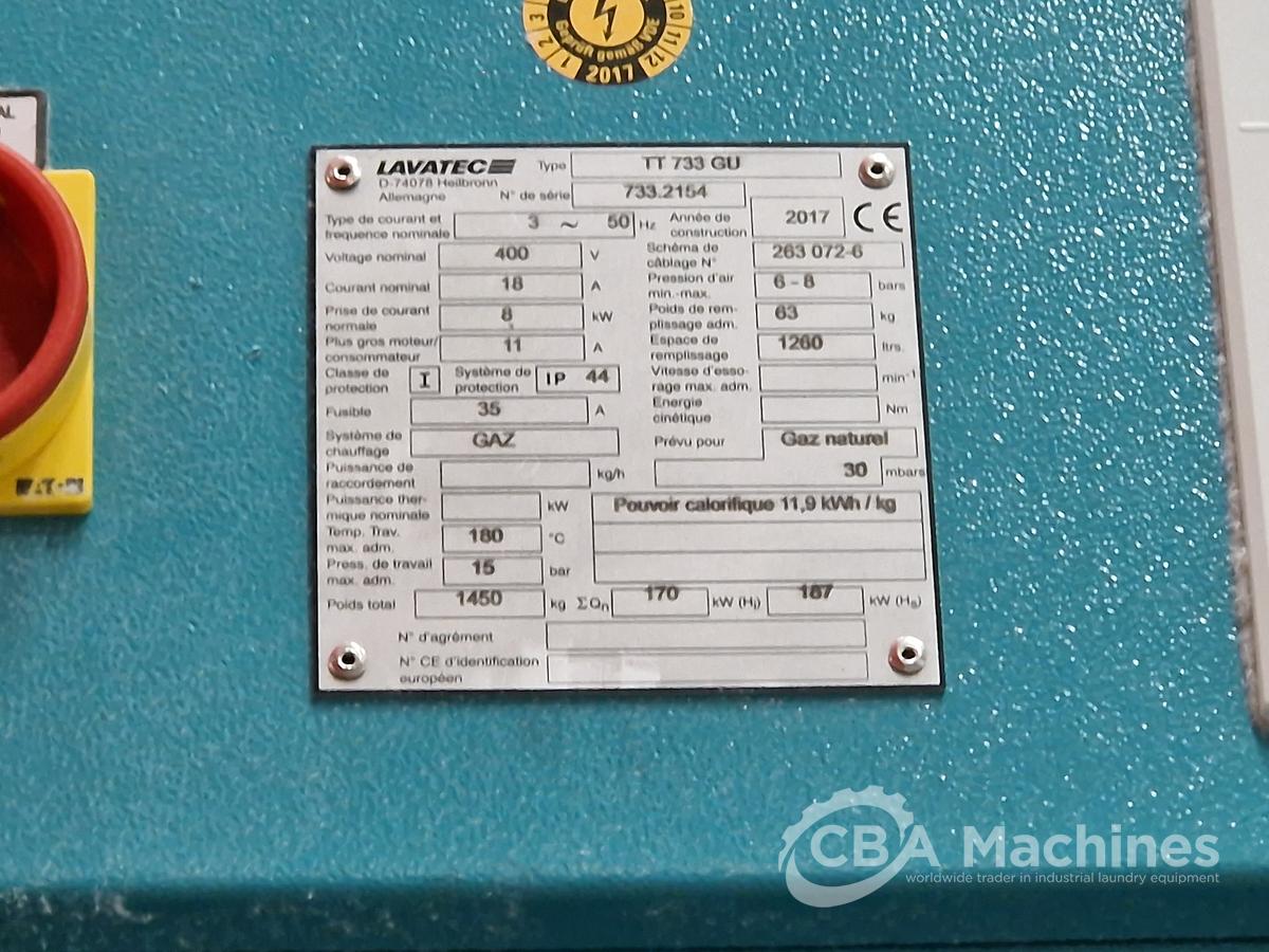 Gebraucht 2017 Trockner Lavatec TT733 GU 50kg ( 776 )
