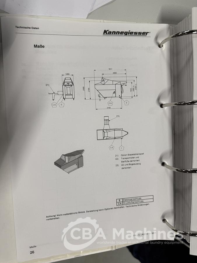 Used Kannegiesser FA-X-A0313-900-I
