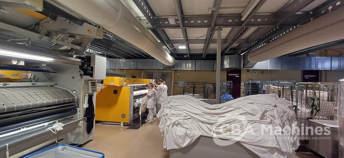 Used 2008 Jensen GAS Ironing Line 1 roll 2000x3500mm