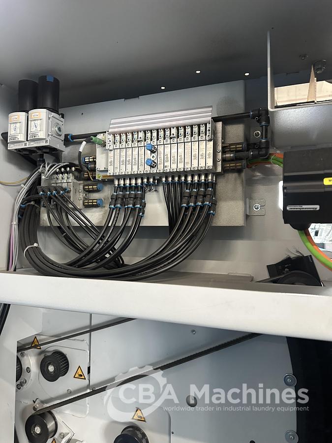 Used 2020 Ironing Line Kannegiesser 2 roll 1200x3500mm GAS - EMQ Synchro + HPM-II GAS + SFM.II 1-2-4 lanes