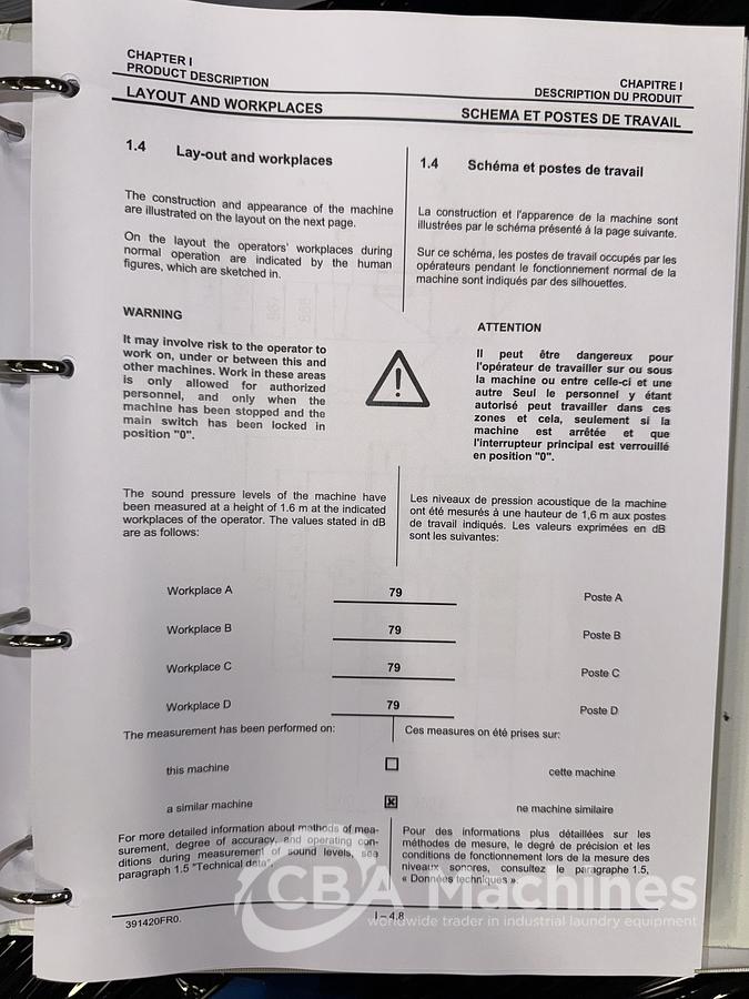 Used 2009 Folder Jensen MFS 3300mm 4 lanes (907)