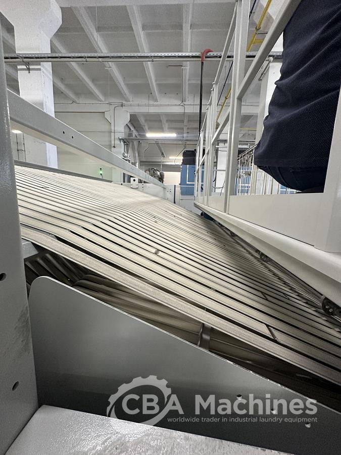 Used 2020 Ironing Line Kannegiesser 2 roll 1200x3500mm GAS - EMQ Synchro + HPM-II GAS + SFM.II 1-2-4 lanes