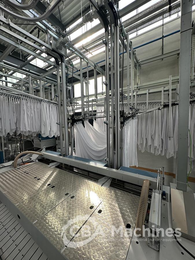 Used 2025 Kannegiesser Ironing Line Steam GZ-A 01+2 + EMA Pro 35-01+2-1/4-1/2 + HPM.II 2 roll x 1200mm x 3500mm + SFM-E 35(35)-1/2-3-KR3-R-ISP4 (1057-1058-1059-1060)