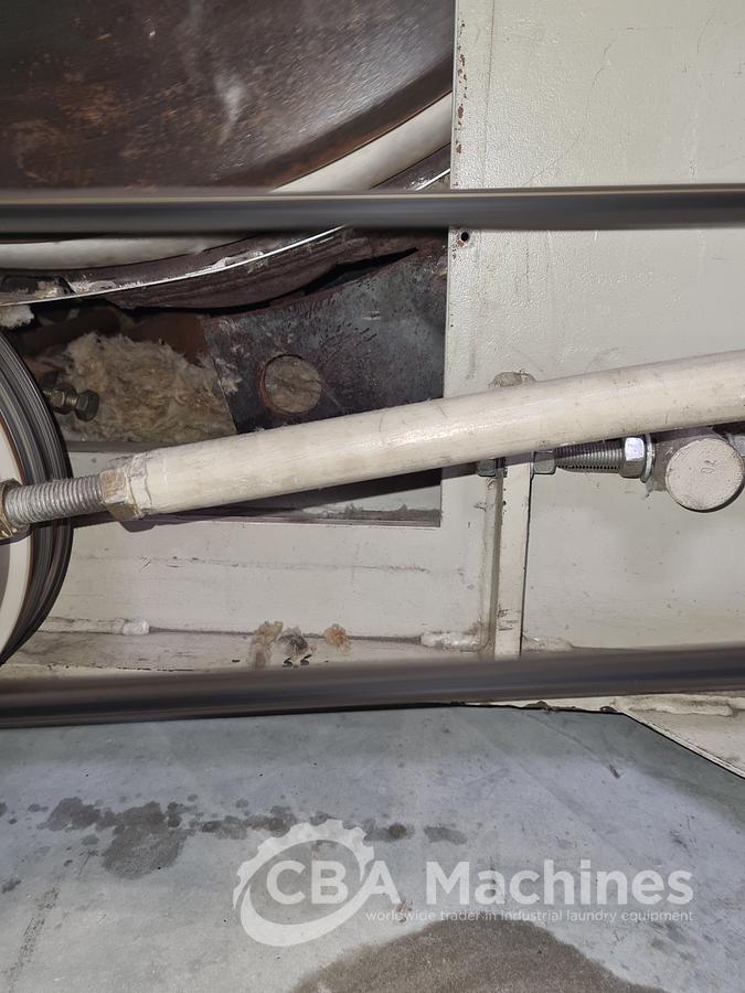 Used Ironing line Kannegiesser 2 roll 1200 x 3000mm steam year 2005/1997