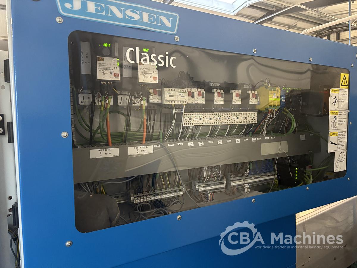 Used 2021 Jensen Ironing Line 2x1200x3500mm GAS - Logic Plus - Kalor - Classic - 4x Concorde