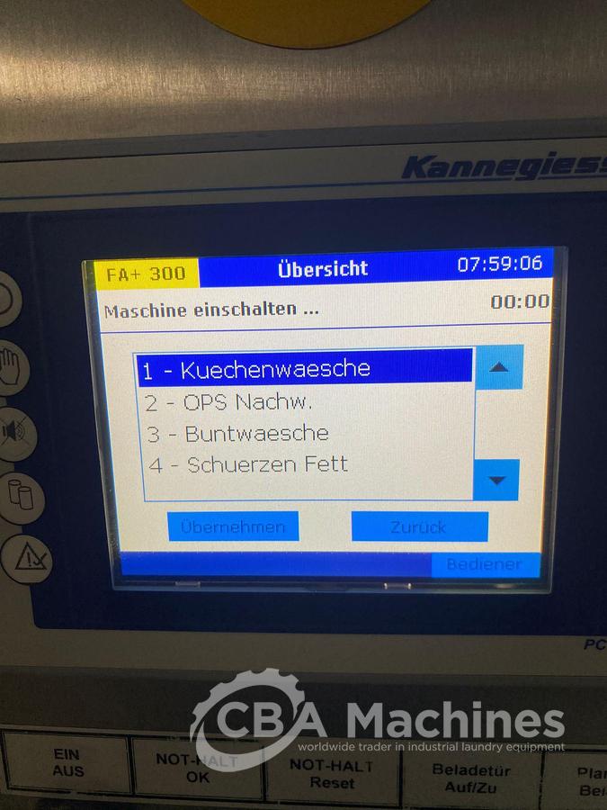 Used 2013 Barrier Washer 30kg Kannegiesser FA+ 300BW (997)