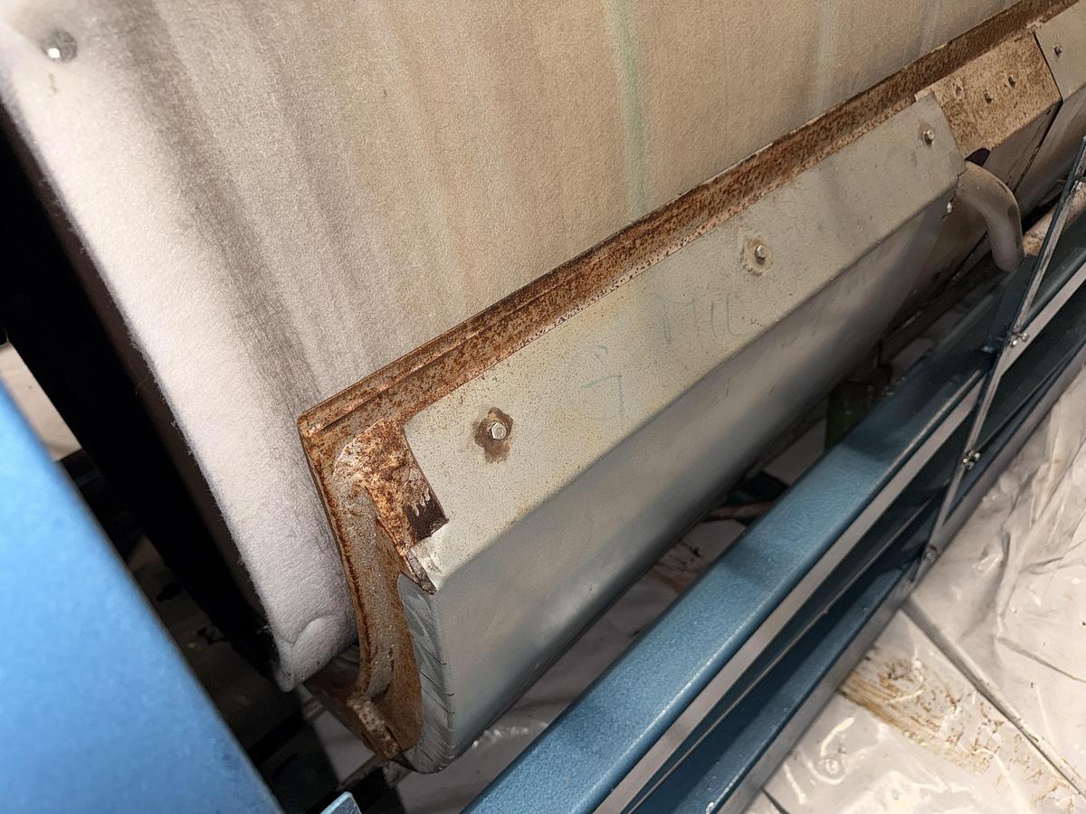 Used 1993 Ironer Lapauw DUO 2x1200x3300 Steam (914)