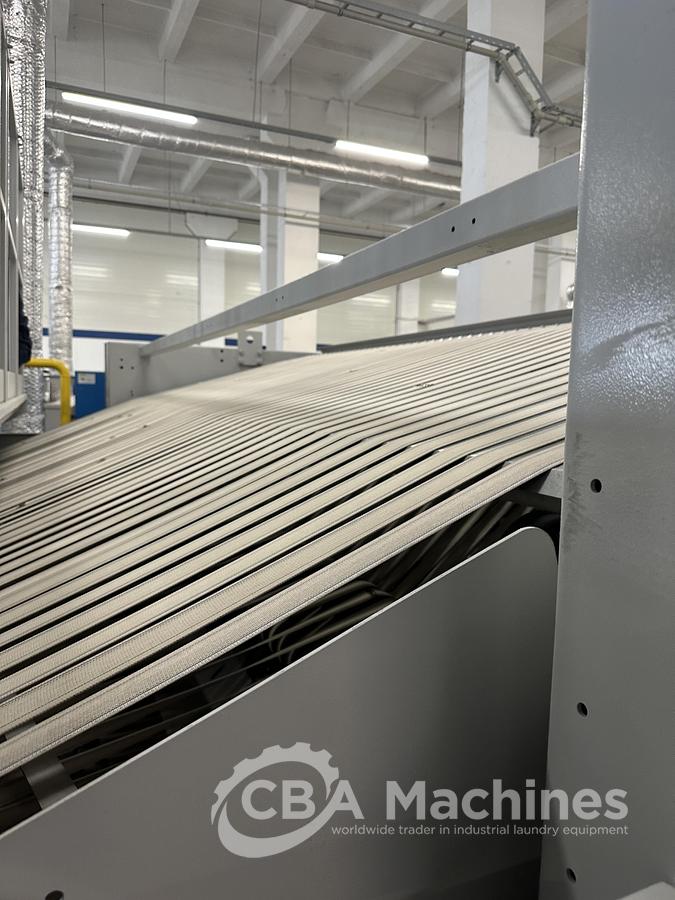 Used 2020 Ironing Line Kannegiesser 2 roll 1200x3500mm GAS - EMQ Synchro + HPM-II GAS + SFM.II 1-2-4 lanes