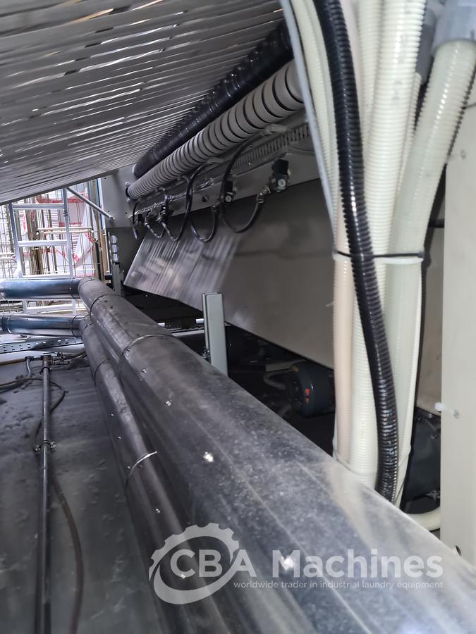 Used Ironing line Kannegiesser 2 roll 1200 x 3000mm steam year 2005/1997